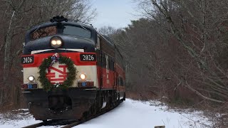 Chasing the Cape Cod Central Railroad Polar express! 12/20/20