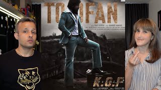 Toofan Lyrical(Kannada) | KGF Chapter 2 | RockingStar Yash |Prashanth Neel| Reaction 🔥