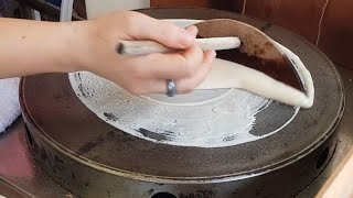 Oreo Raisin and Coco Crunch Crepe Thai Style - Thai Street Food