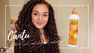 LOCKEN REFRESH mit CANTU Comeback Curl next day curl revitalizer | Anwendung + Ergebnis | IamAniva