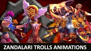 Zandalari Trolls Animations and Mount | Battle for Azeroth