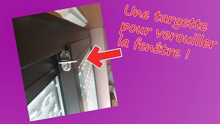 COMMENT SECURISER UNE FENETRE COULISSANTE ? (# BDQ-11)