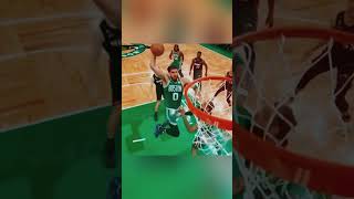 Jayson Tatum THROWS IT DOWN! #shorts #nba #basketball #dunk