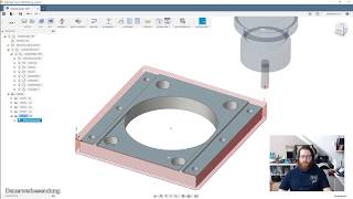 Livestream Nr. 5 Ein Fusion 360 CAM vom Bauteil für Elke