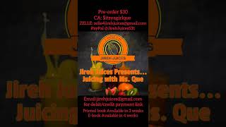 #JirehJuices #recipebook #ordernow #preorder #coldpressedjuice #jirehjuices #veganfood