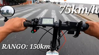 bici xiaomi eléctrica  modificada a 75km/h