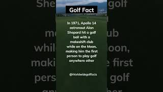 Golf on the MOON?!? 🤯 Like if you want to try this👍 #shorts #golf #facts