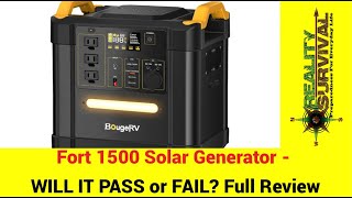 Solar Generator Review - BougeRV Fort 1500