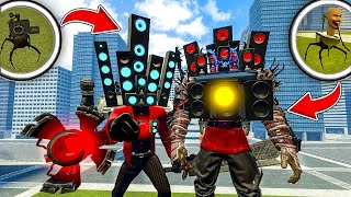 NEW GOD UPGRADED CRAB PARASITE TITAN SPEAKERMAN VS ALL CAMERAMAN BOSSES in Garry's Mod