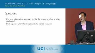 The Origin of Language - 15-5 - Charles Peirce 4 - Discussion