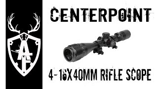 4-16x40 mm CenterPoint Rifle Scope Real talk review