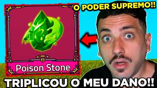 TRIPLICOU O MEU DANO!! CRAFTEI a NOVA ESPADA VENENOSA ROUBADA da ATUALIZAÇÃO do KING LEGACY!!