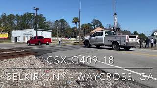 CSX PRIDE IN SERVICE UNITS ON Q409-18    Yemassee, SC