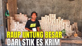 Sukses Olah Limbah Kayu Jadi Stik Es Krim Raup Untung Besar  Serta Serap Banyak Tenaga Kerja