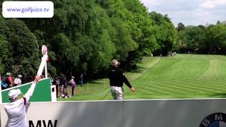 Darren Clarke Driver Swing - Wentworth 2013 ( slow motion)