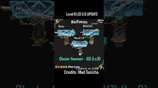 LEVEl 8 UZI 3.5 UPDATE #bgmi #pubgmobile #pubg #shorts