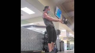 Alternating Single Arm Staggered Stance Kettlebell Swings