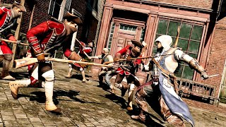 Assassin's Creed 3 Master Assassin Connor Combat Rampage, Bear Combat And Liberations