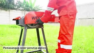 Cara Pemasangan Wesco WFC250 Chaff Cutter