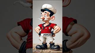 Popeye - He's known for his love of spinach, which gives him superhuman strength #shorts #cartoon