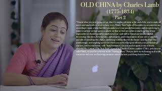 Old China - Essay by Charles Lamb |  Explanation ||  English Literature Lessons | Part 2