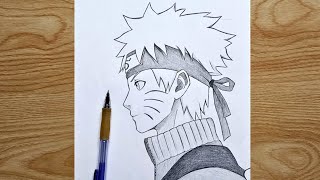 How To Draw Naruto step by step | Easy Naruto Drawing | Anime Tutorial