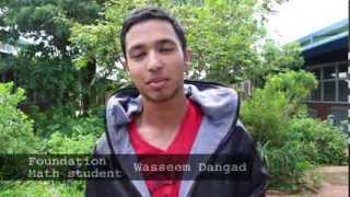 Foundation Math Student Wasseem