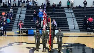 Color Guard (Basketball) MJHS MCJROTC 2/2/2021