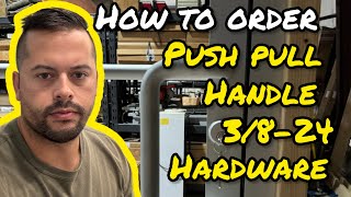 How To Measure And Order Commercial Door Push Pull Set With Heavy Duty Hardware