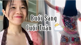 Vlog : THÓI QUEN BUỔI SÁNG CUỐI TUẦN ⛅️- Cuộc sống ở Nhật