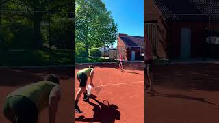 Tennis drills : variability forehand / smash 🎾