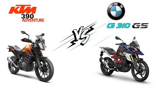 KTM 390 Adventure VS BMW G310 GS | Detailed Comparison |  Shivam Chaubey