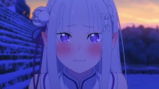 Emilia le dice a Subaru ¡Qué está embarazada! 😲 [Re:Zero 2nd Season Part 2] / Momento anime