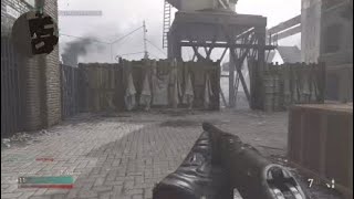 CoD WW2; Infected London Docks; they must be blind