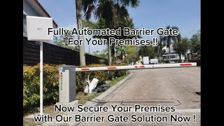 Fully Automated Barrier Gate For Your Premises