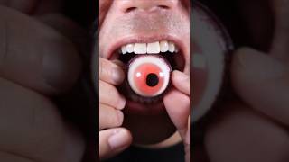 Red Gummy Eyeballs ASMR 🥹🤣😁 #shorts #asmr #viralshorts