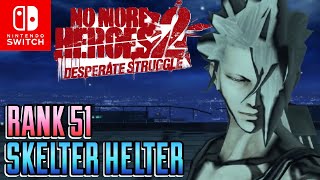 No More Heroes 2: Desperate Struggle on Switch RANK 51 SKELTER HELTER