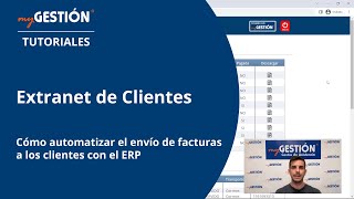 Envío automático de facturas con la Extranet de Clientes | ERP Online