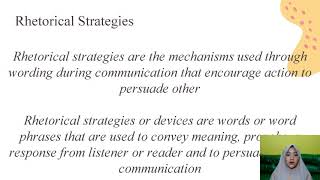 TOPIC 15, RHETORICAL STRATEGIES // MOULY SAPHIRA