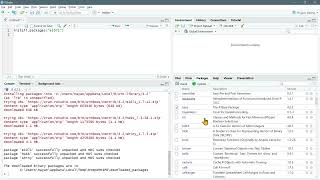 Install R packages using command or GUI #4.1