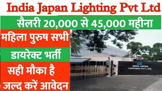 India Japan Lighting Private Limited | iti fresher jobs in Rewari | New Requirement 2022