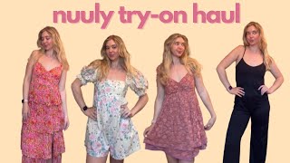 NUULY TRY-ON HAUL: testing a clothing rental service, try-on, review