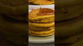 Pumpkin Pancakes That Taste Amazing - Dished #Shorts