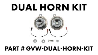 Install Dual Horn Kit & Horn Load Reduction Relay Kit