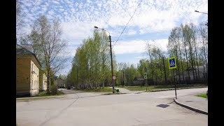 Летняя прогулка по улице Лермонтова города Сосногорск