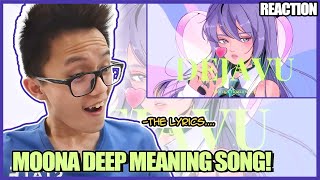 DEJAVU by Moona Hoshinova Original【MV】Reaction - THIS IS DEEP MEANING SONG