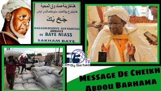 [Vidéo] "ADYA SAKHAM BAYE 2020" Cheikh Abdou Barhama  Charge Ses Disciples Et Lance Un Message