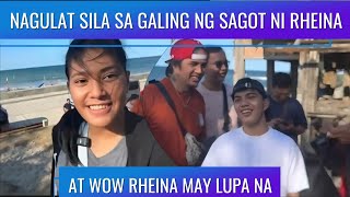 NAGULAT SILA SA GALING NG SAGOT NI RHEINA