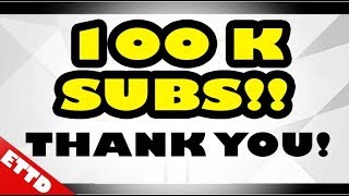 Thank you for 100 K Subs!! - Easy Things to Draw