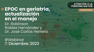 Webinar “EPOC en geriatría, actualización en el manejo”.